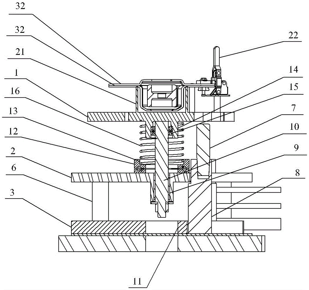 Butt-joint tool of flat workpiece