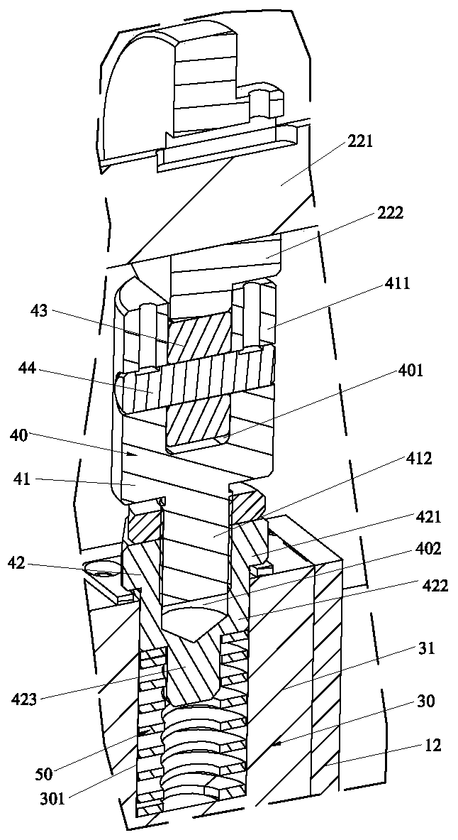 Buffer type cold welding mechanism for preventing product crushing