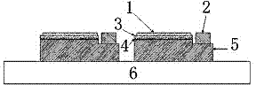 High-power COB-packaged LED structure and wafer-level manufacturing process thereof