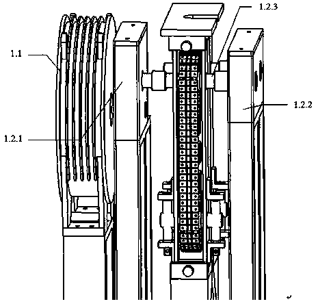 Holding pole traction type integrated pumping unit