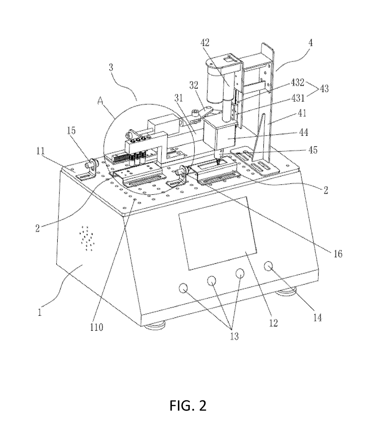 Three-in-one testing machine for a coded luggage lock