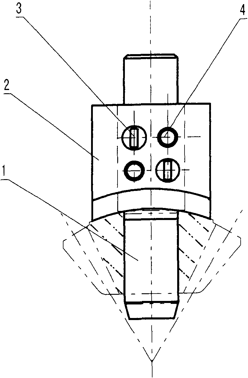 Spherical end face shape and position detector