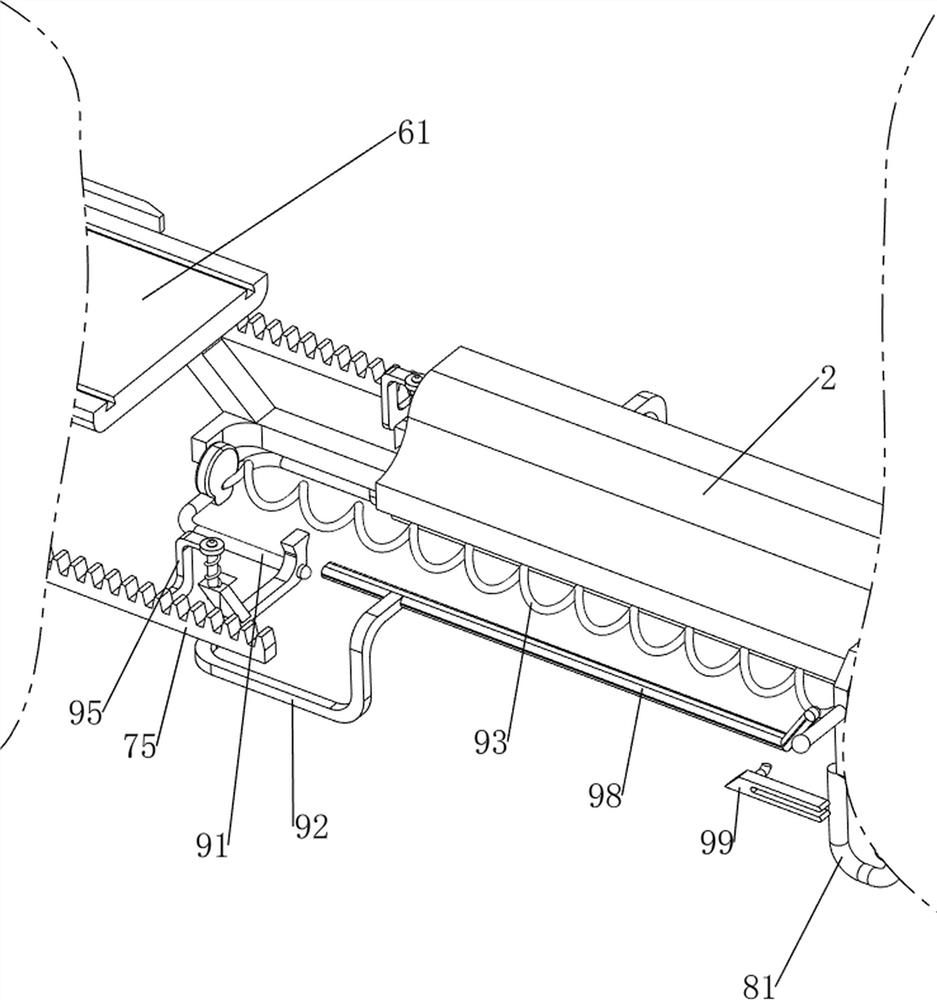 High-performance wear-resistant part extrusion forming device based on truck container
