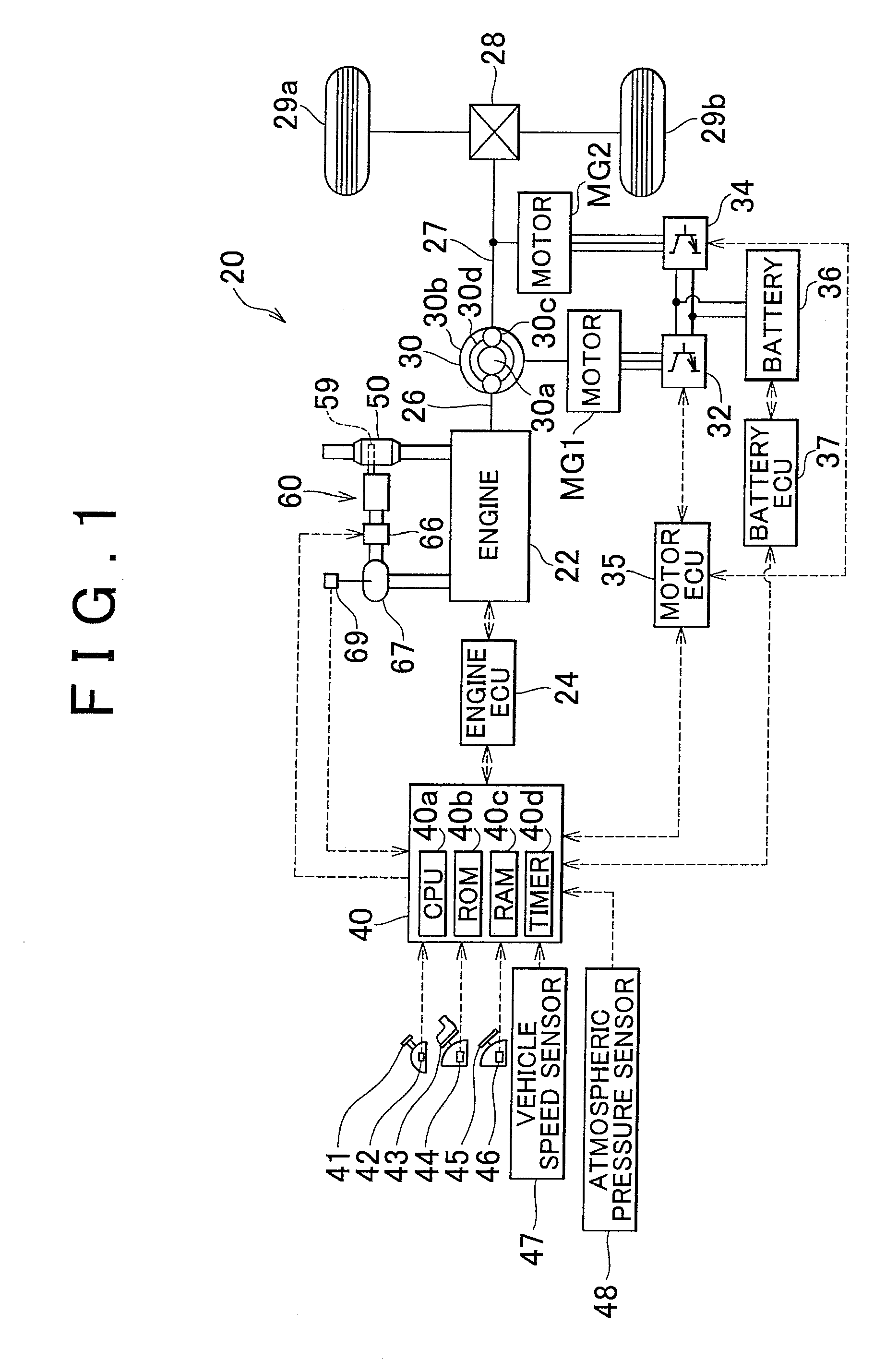 Power output system, vehicle including the same, and method of controlling power output system