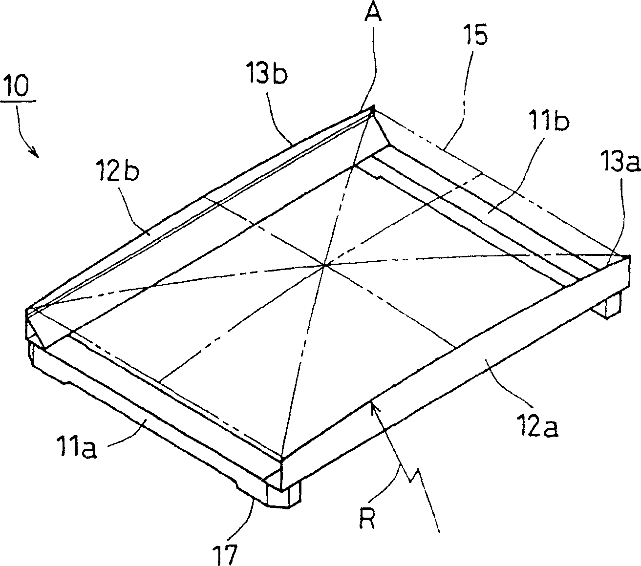 Cutting device for shadow mask support