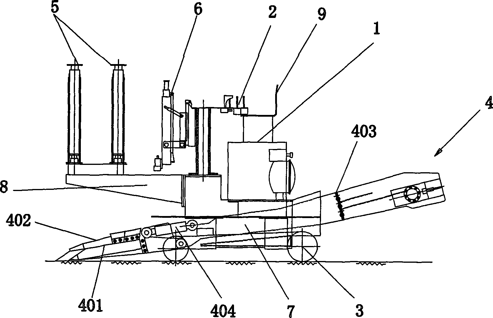 Explosion coal-falling, coal-loading, coal-conveying and anchor-rod supporting mechanism integration operation method and apparatus