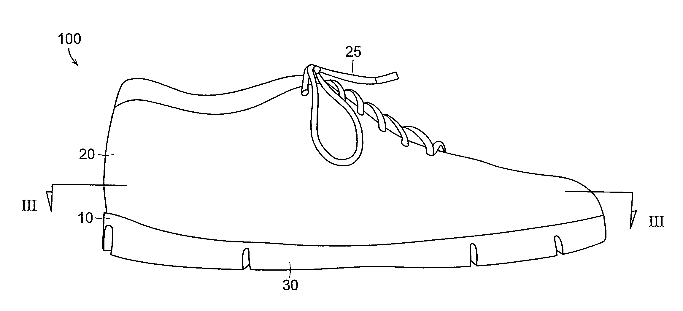 Channeled sole for an article of footwear