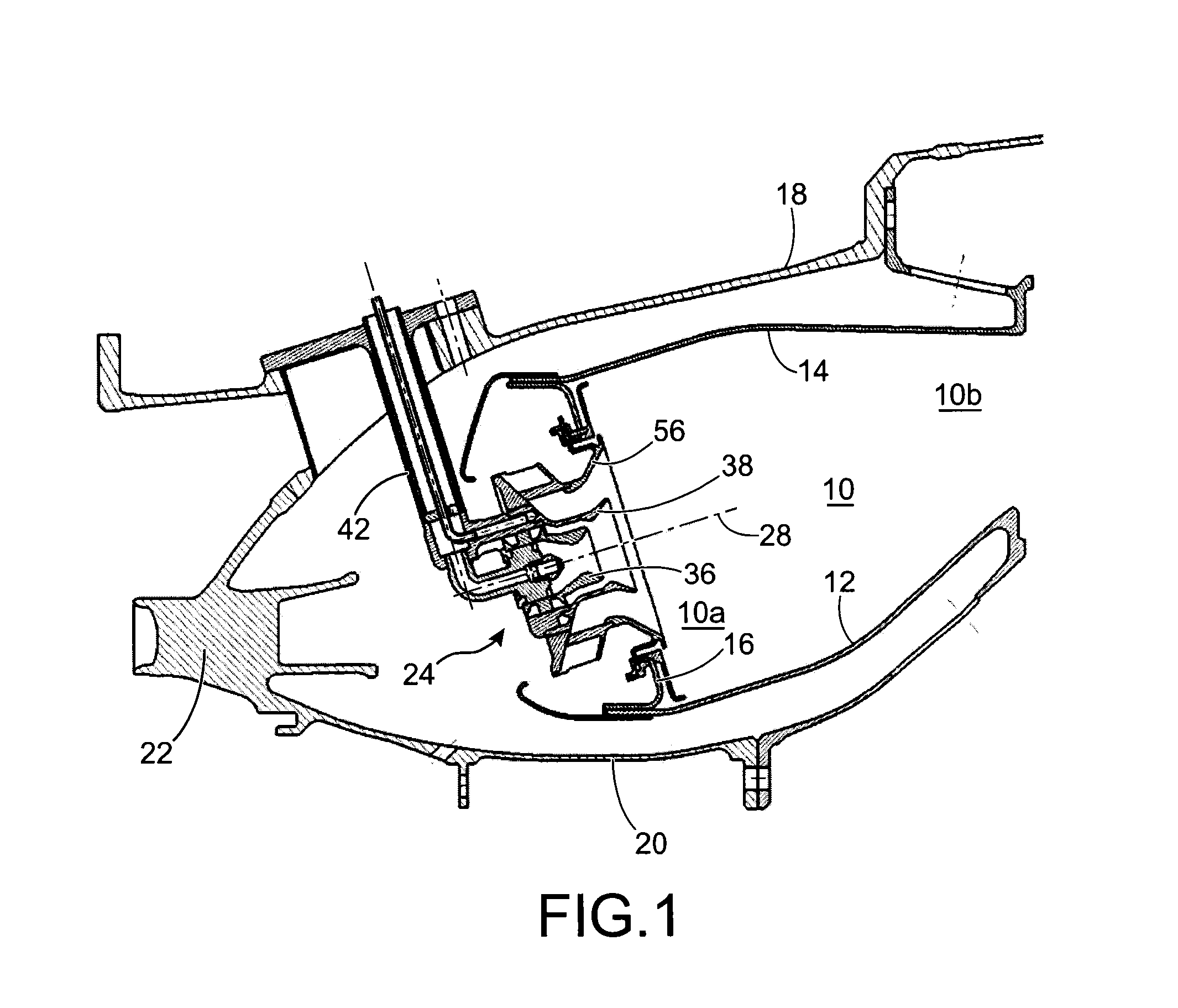 Injection system for a turbomachine combustion chamber, including air injection means improving the air-fuel mixture