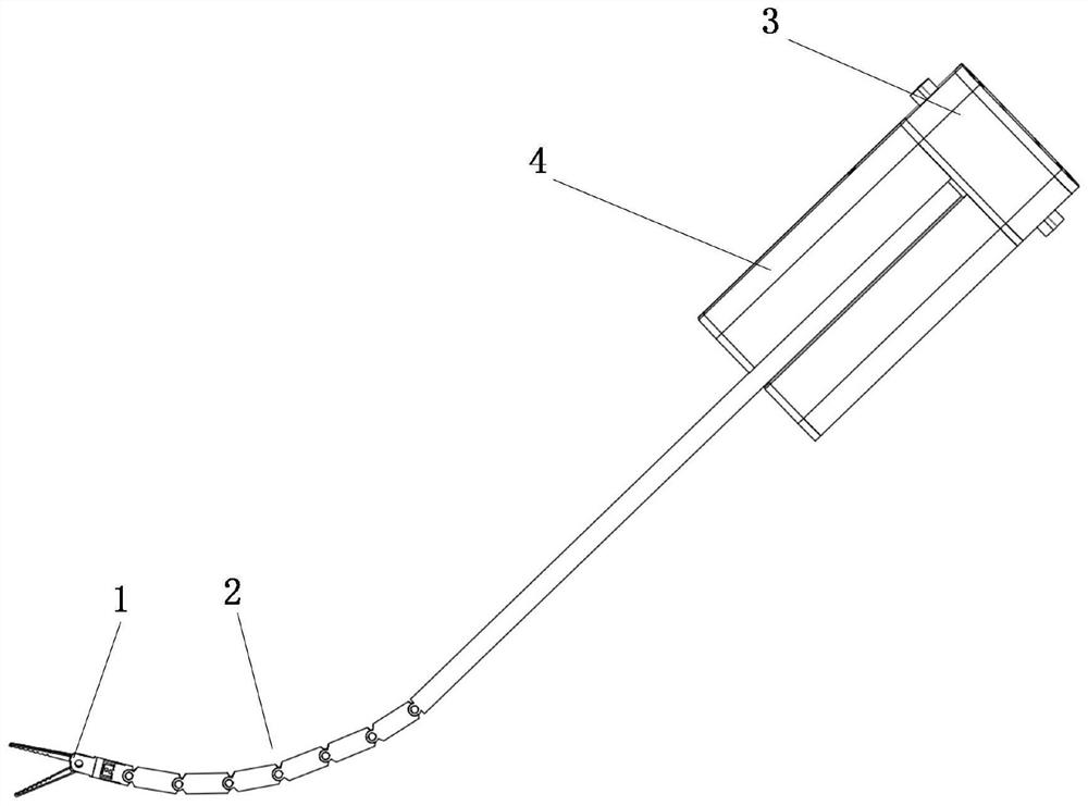 Rapid replacement type flexible surgical instrument for abdominal cavity minimally invasive surgery