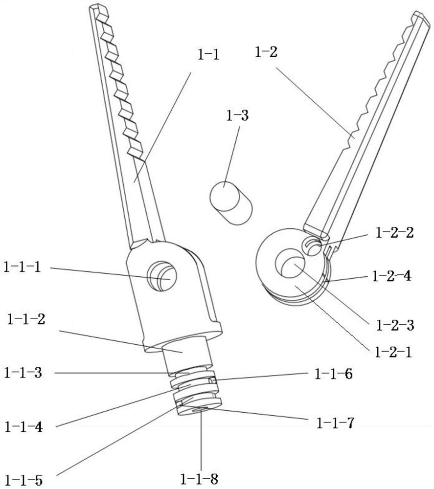 Rapid replacement type flexible surgical instrument for abdominal cavity minimally invasive surgery