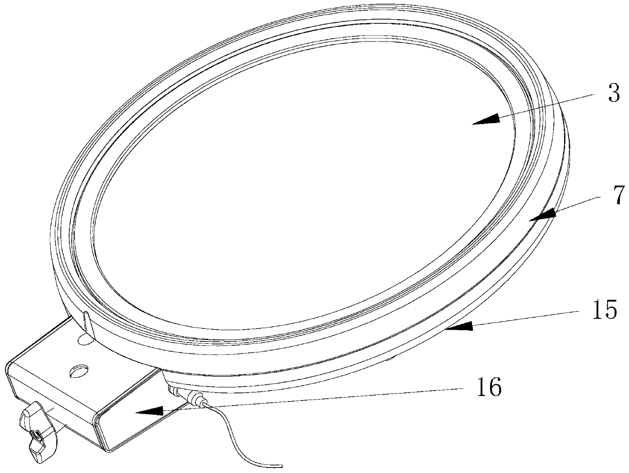 Drum dish and drum head structure of electronic percussion