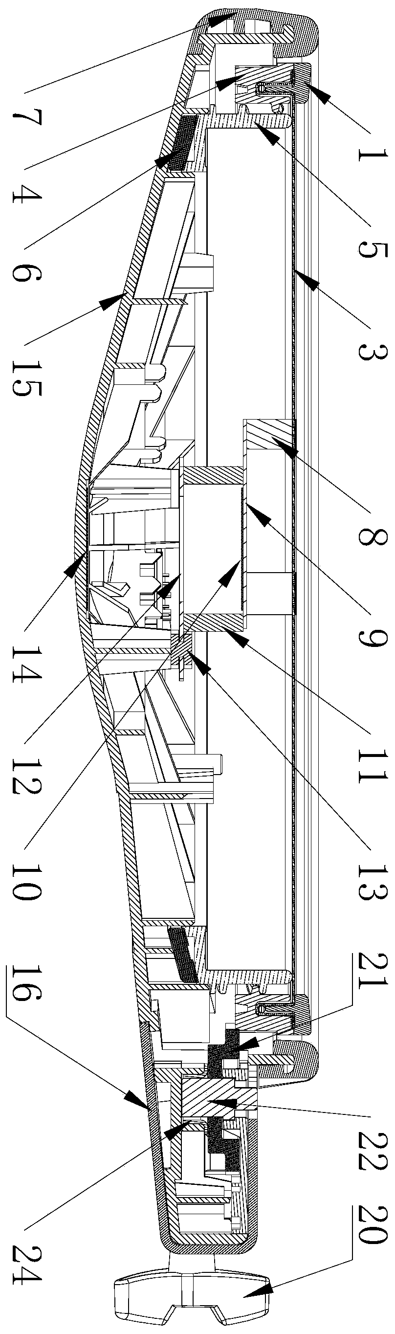 Drum dish and drum head structure of electronic percussion