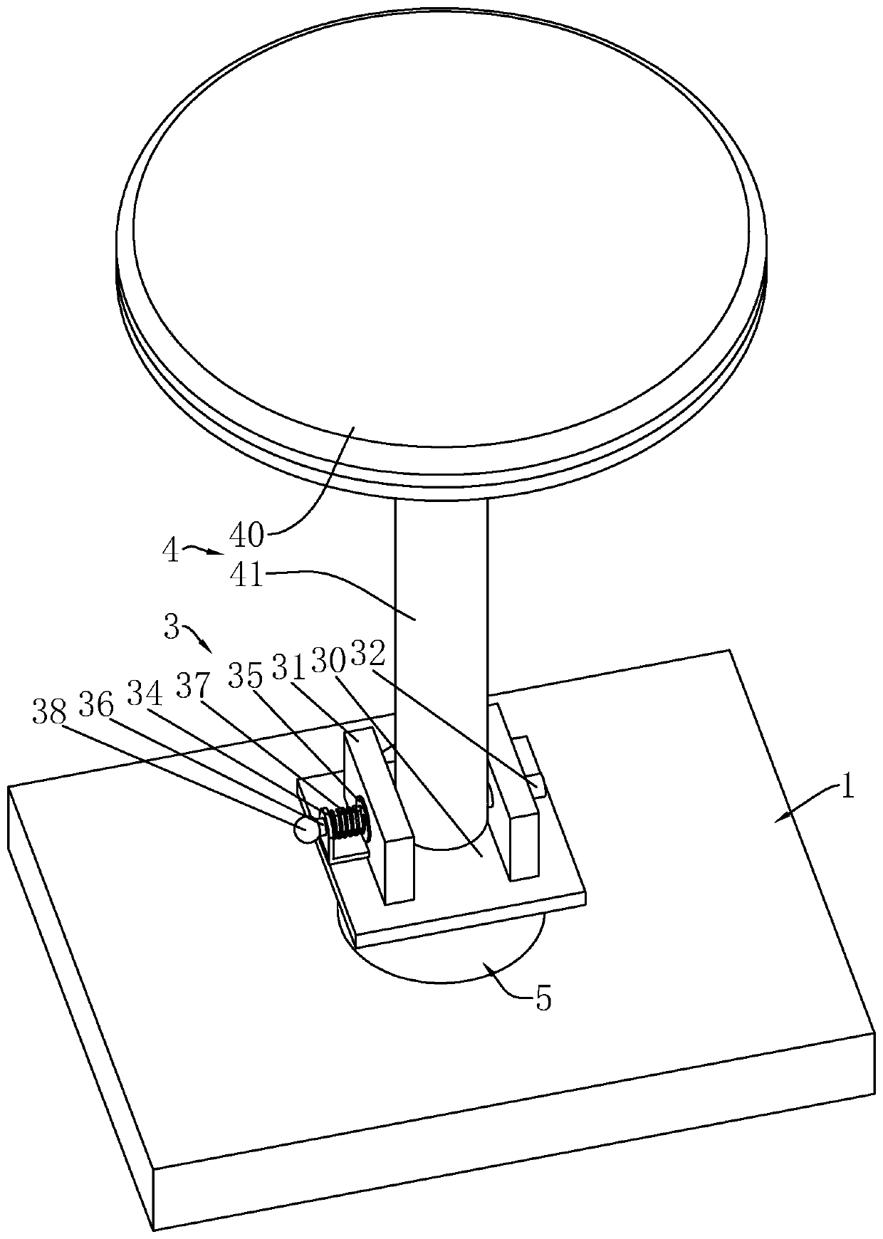 Multi-angle adjusting lamp for building construction