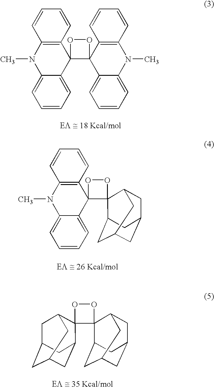 Chemiluminescent 1,2-dioxetanes