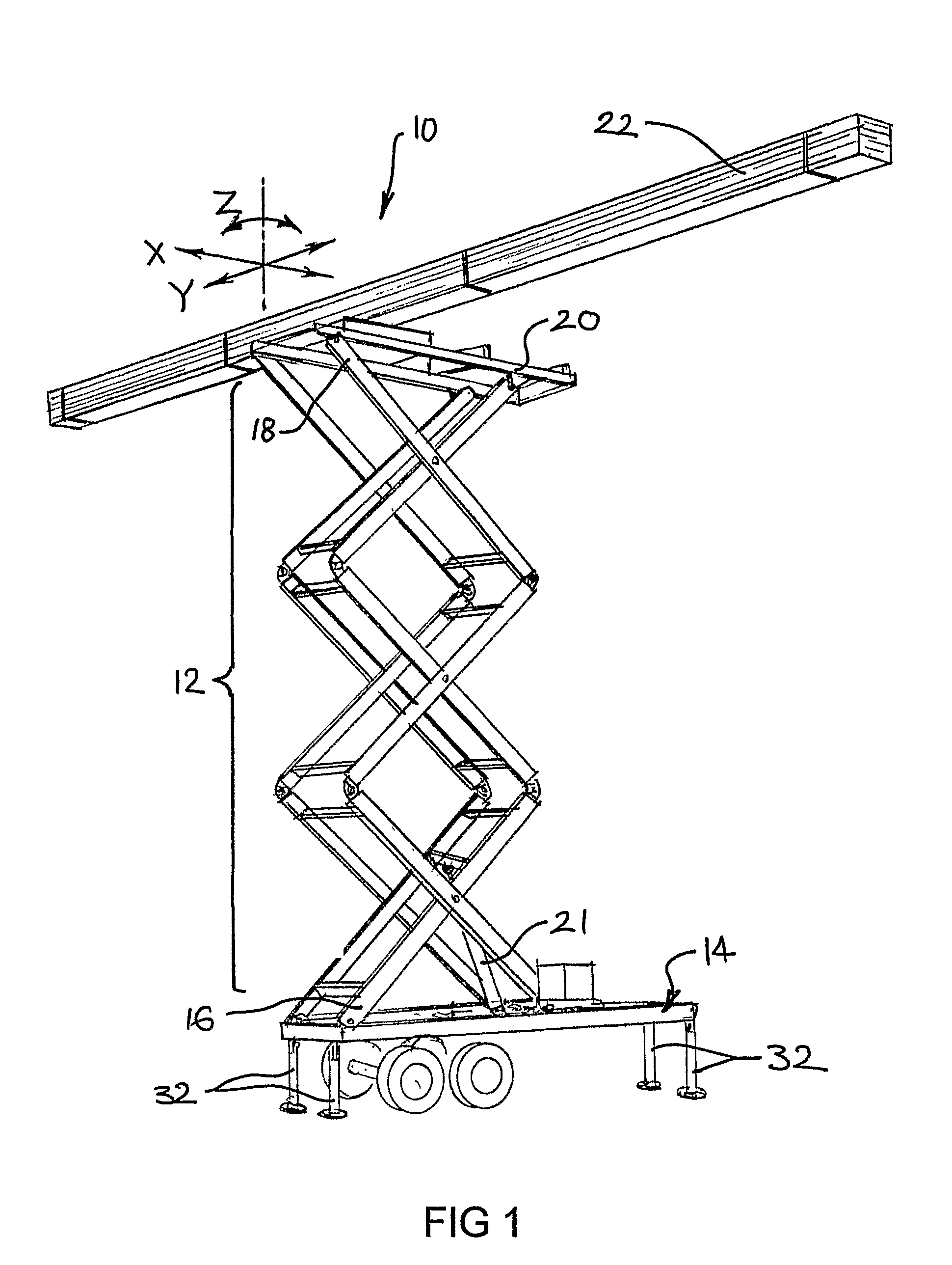 Lifting and positioning apparatus