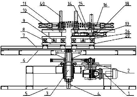 A hanging frame type evaporator automatic winding molding process