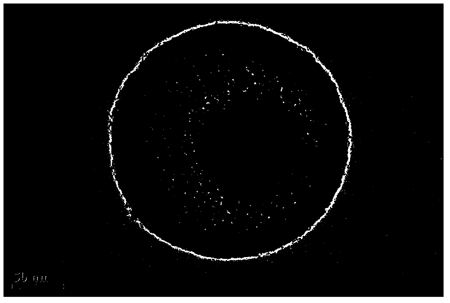 Hollow silica submicro-sphere with ferroferric oxide particle and silica core, and preparation method thereof