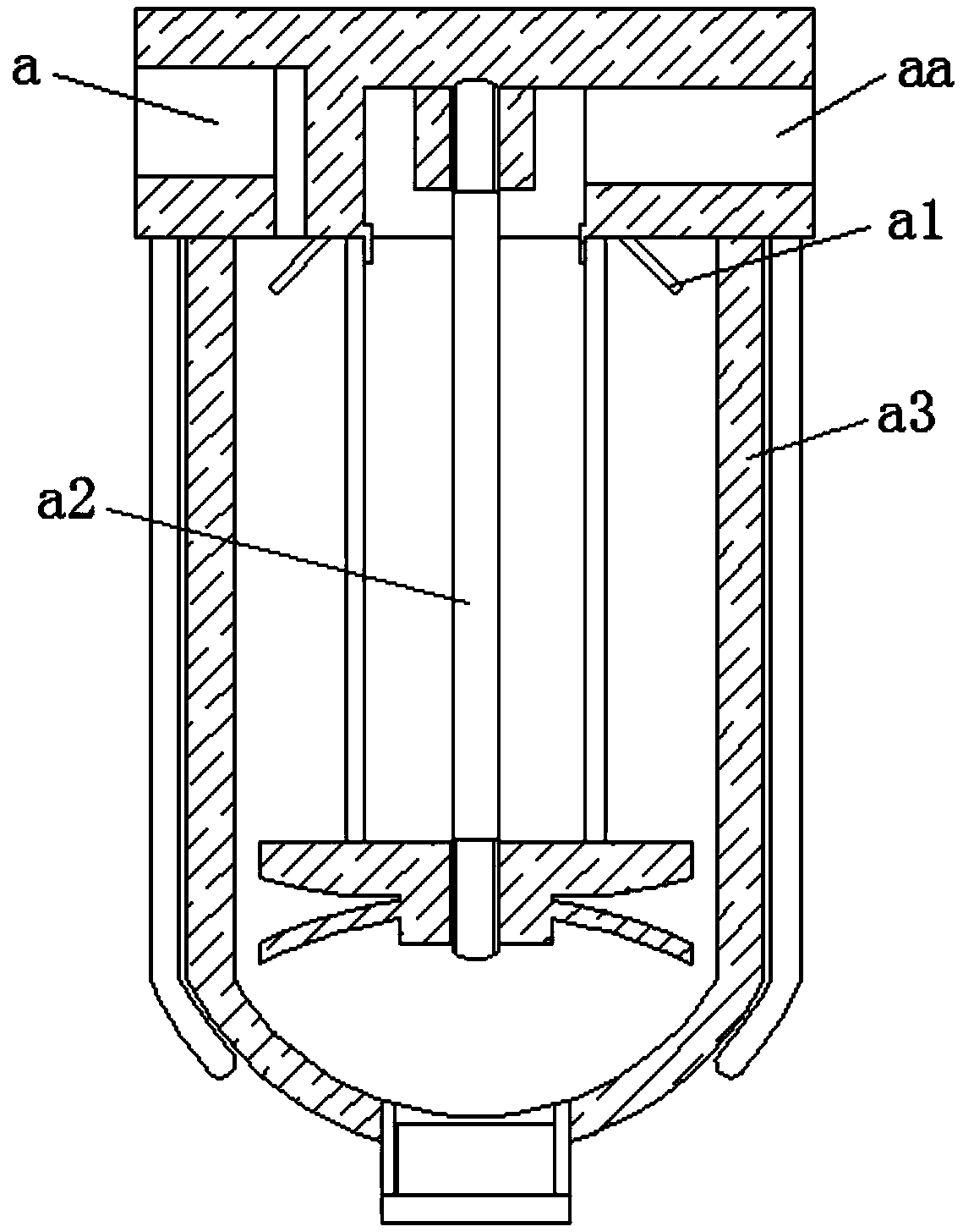 Air filter in pneumatic flinders resistant line (FRL)