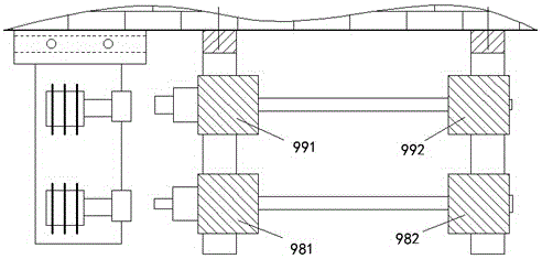 Bracket bearing and locking assembly capable of cooling