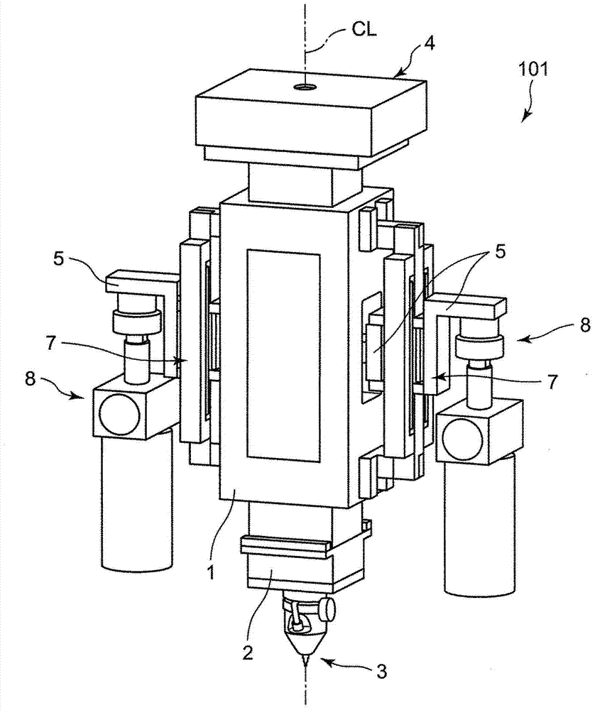 Three-dimensional shape measuring device