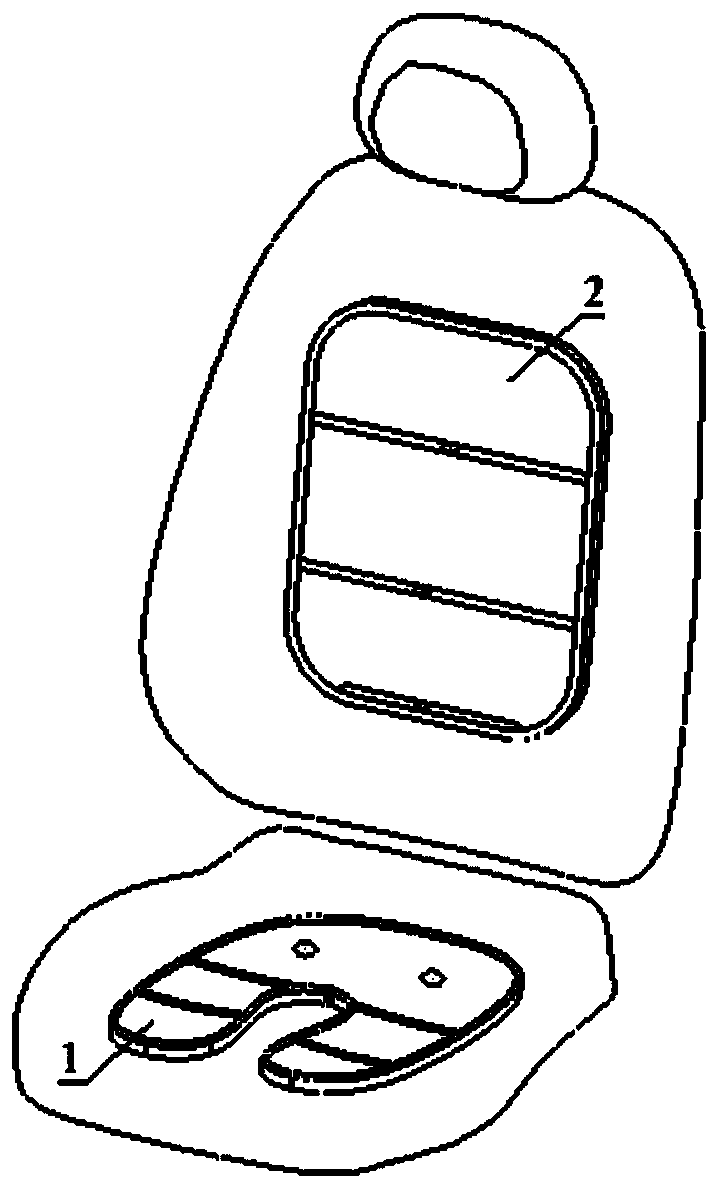 Car seat adjustment device and manufacturing and adjustment method based on leaf mattress cell structure