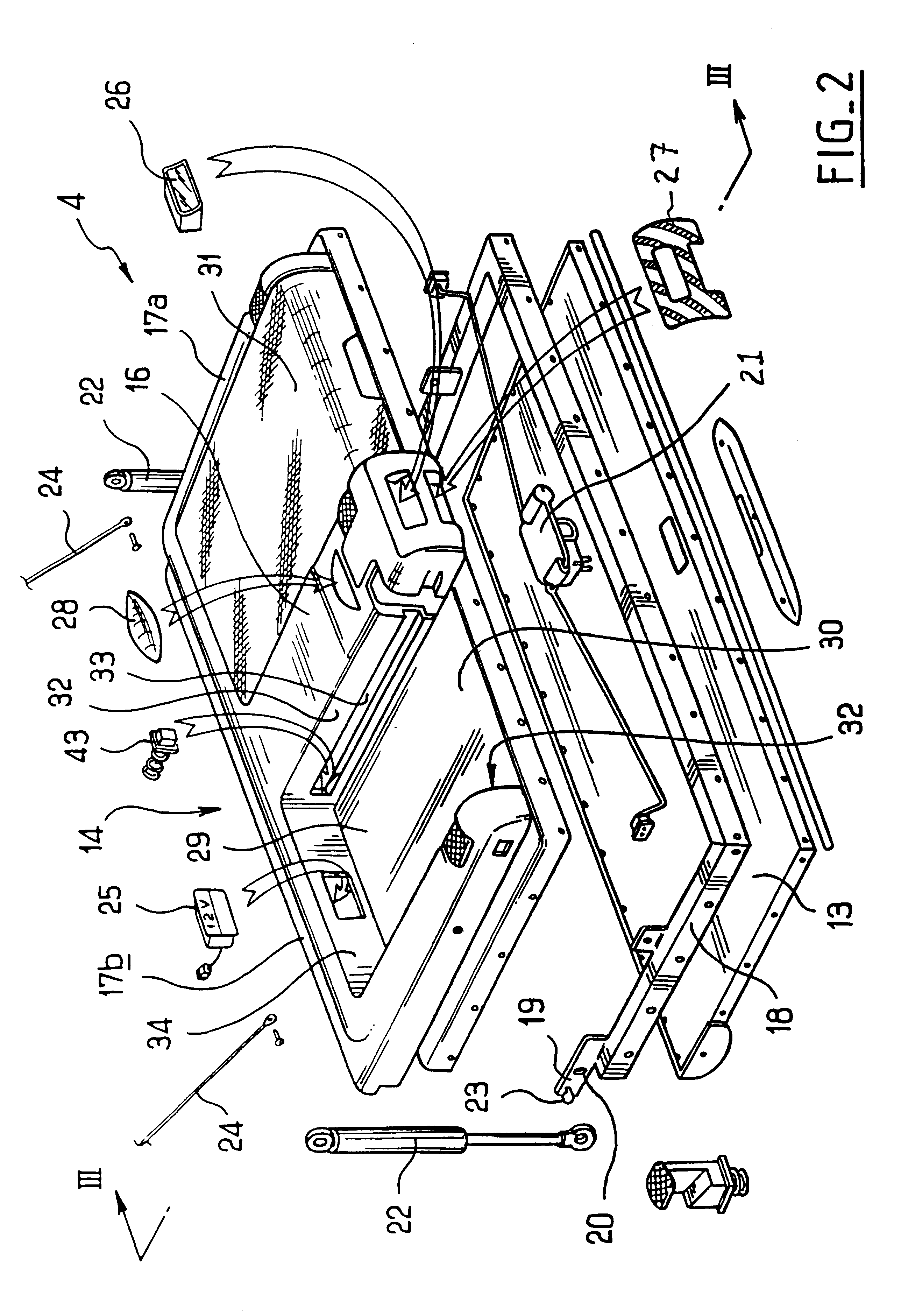 Motor vehicle tailgate mounted to pivot about a horizontal axis in the vicinity of its bottom edge