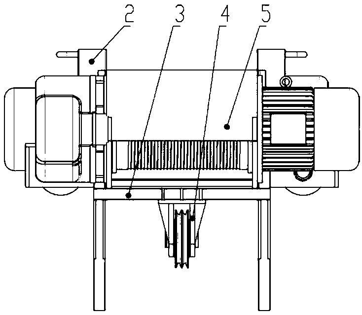 Encircled single-beam operation crane carriage and application method