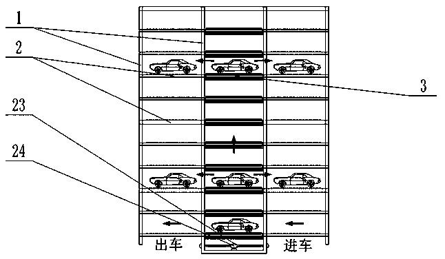 Stereo garage and parking system