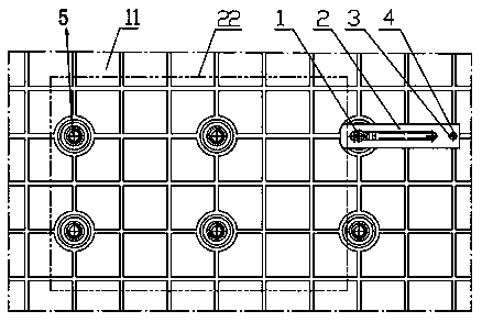 Combined supporting and pressing mechanism capable of preventing pressing and sinking