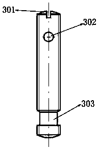 Combined supporting and pressing mechanism capable of preventing pressing and sinking