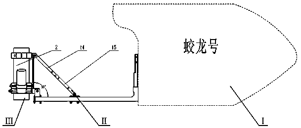 Deep-sea organism in-situ observation three-dimensional camera fixing and adjusting device suitable for deep-sea manned submersible vehicle carrying operations