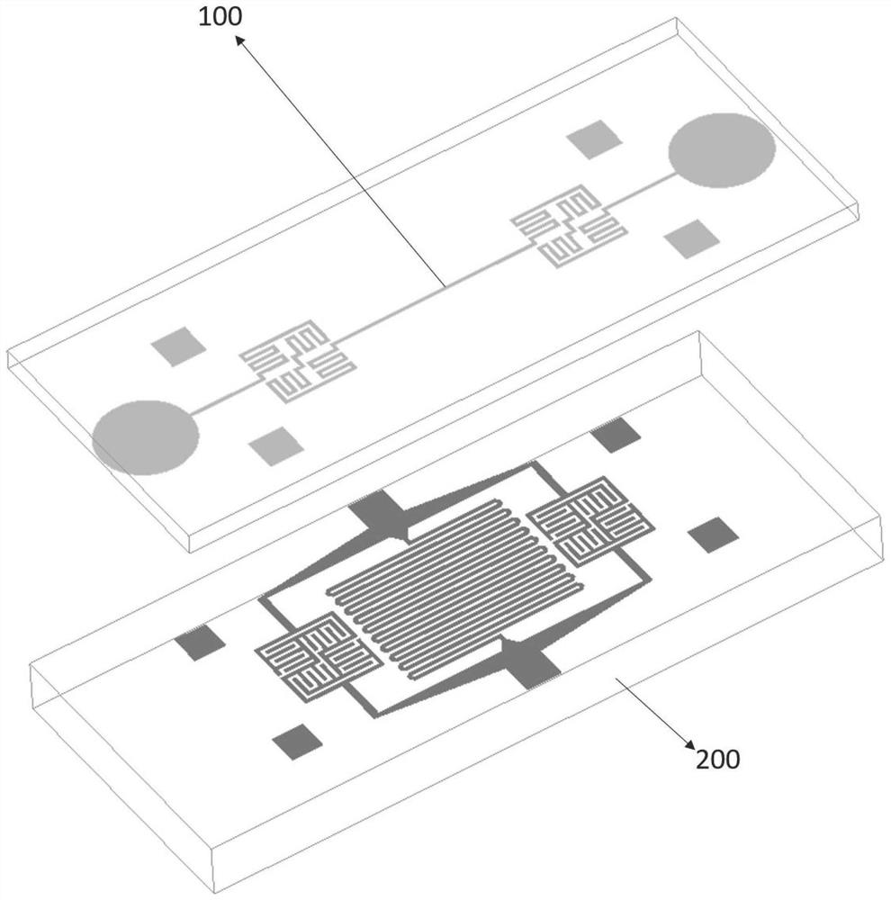High-sensitivity microwave biosensor for testing saccharomycetes and application thereof