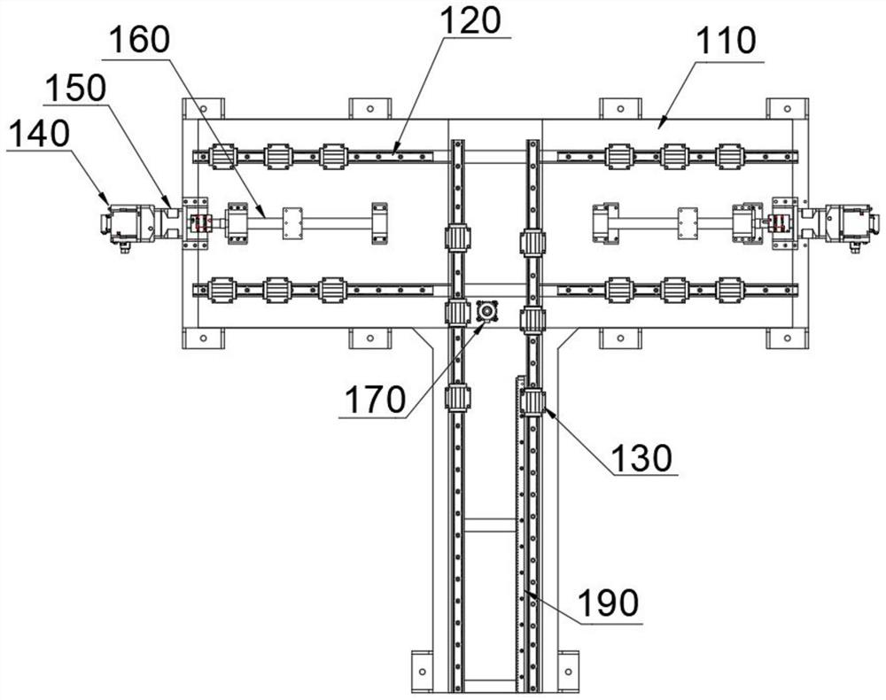 Dish washing machine inner container flanging equipment