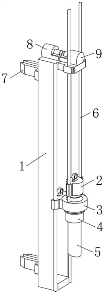 Anti-tilting fixing mechanism for piling in constructional engineering