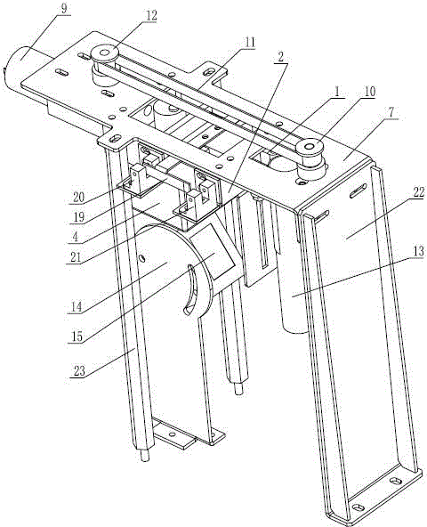 Rotation device for test tube scanning