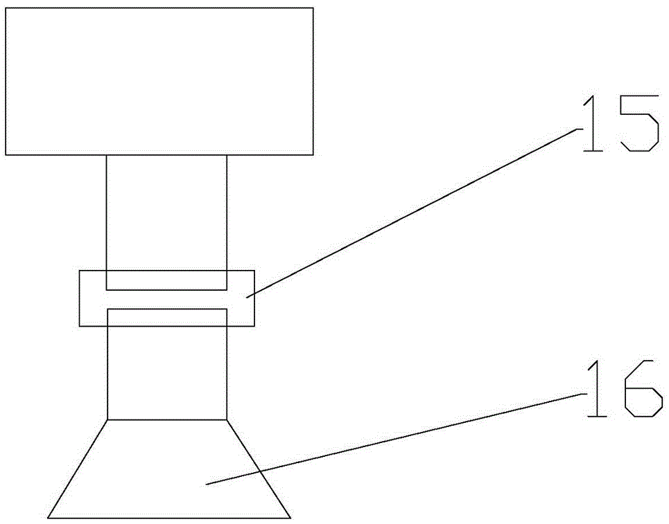 A magnetic separation device for iron ore powder