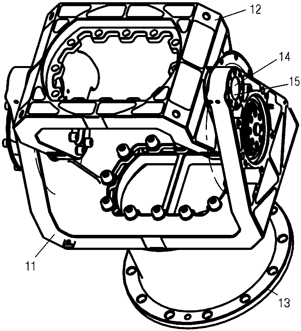 Lifting mechanism combined body fixing tool and precision guarantee method thereof