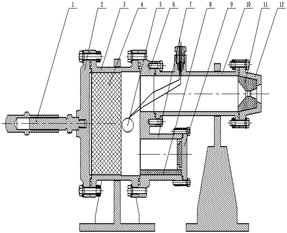Apparatus for simulating insulation ablation under condition of particle deposition in cavity in back wall of submerged nozzle
