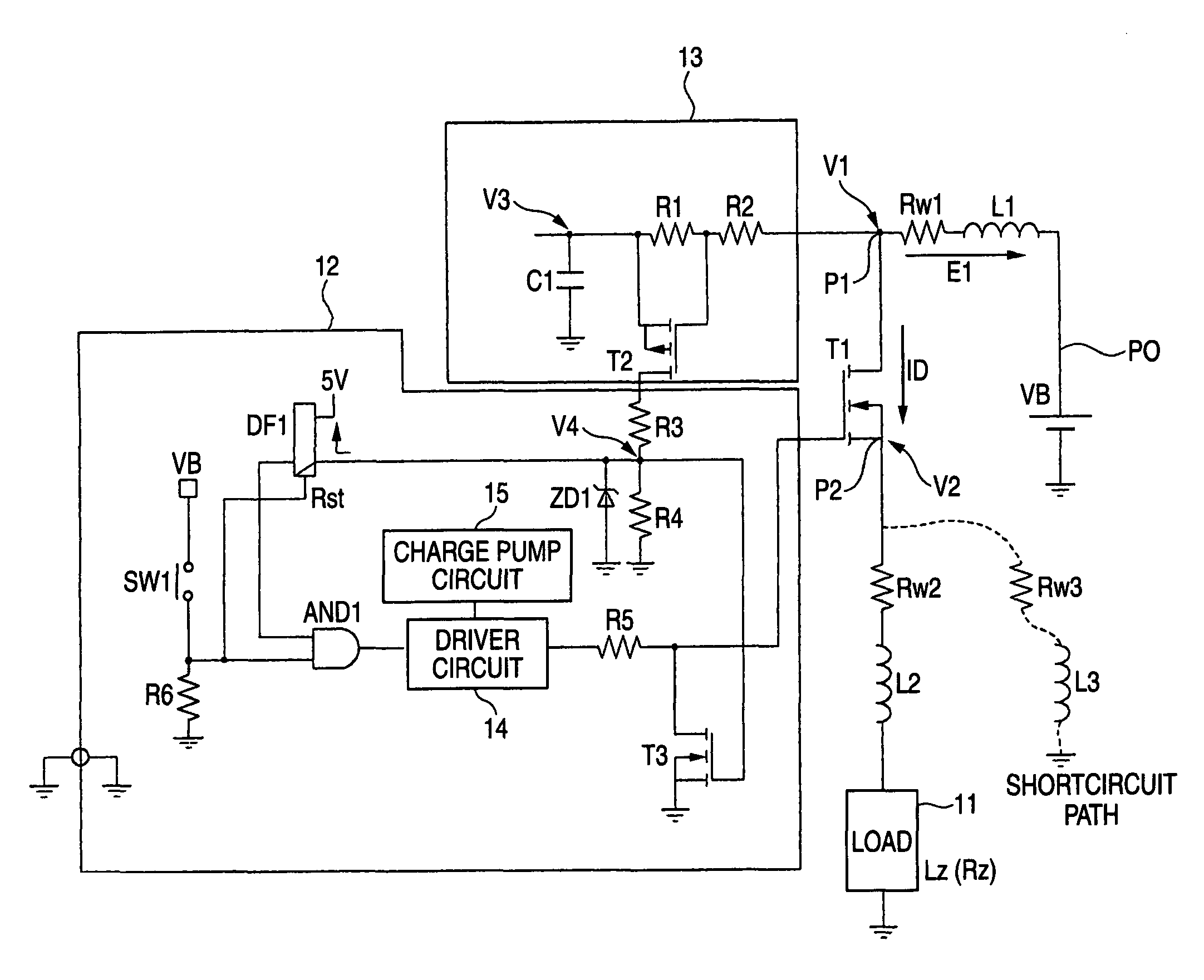 Control apparatus of semiconductor switch