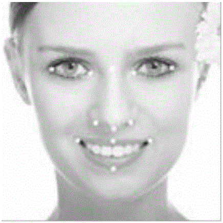 Double-layer-cascade-based facial feature detection method