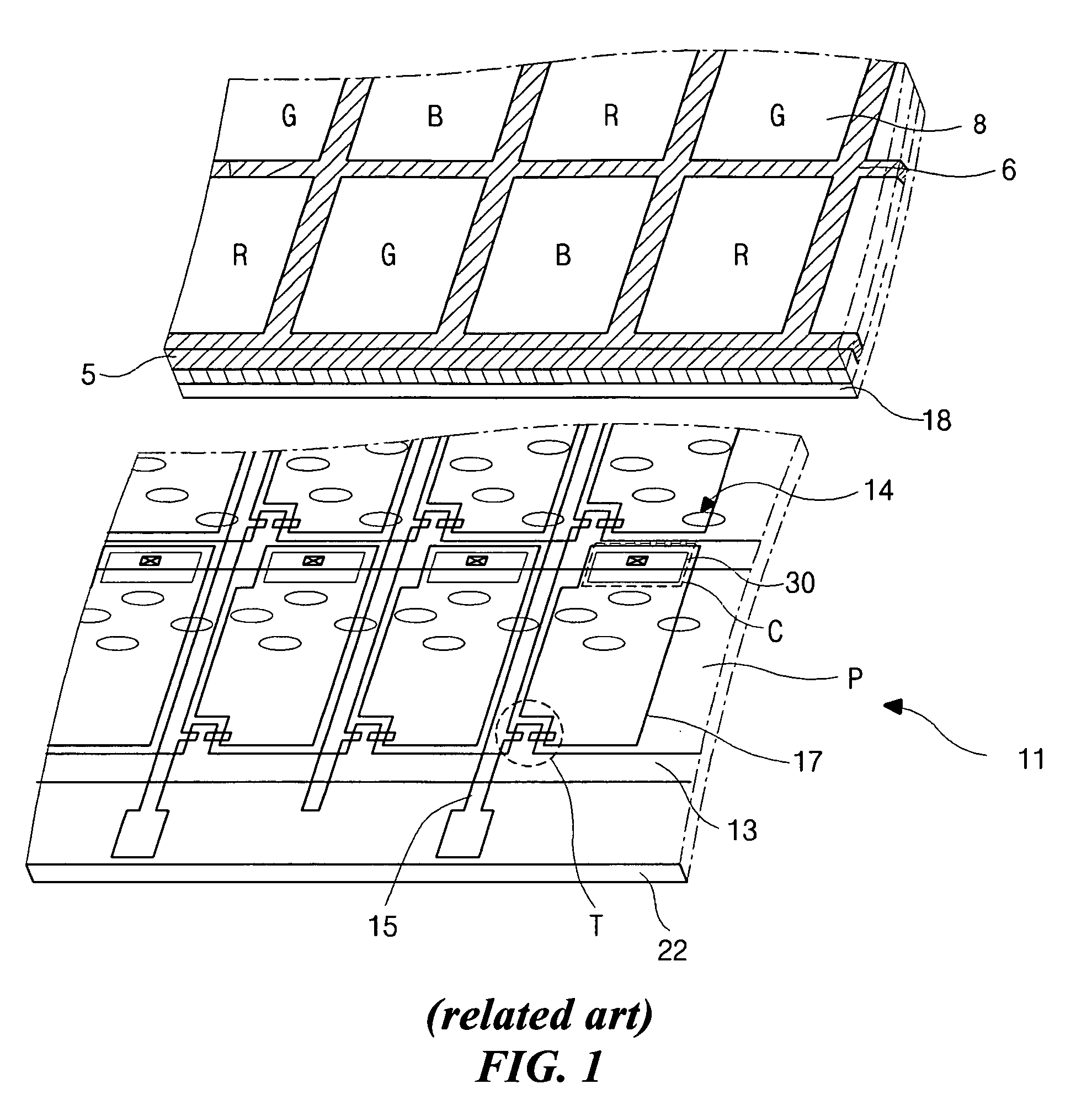 Color filter on thin film transistor type liquid crystal display device and method of fabricating the same