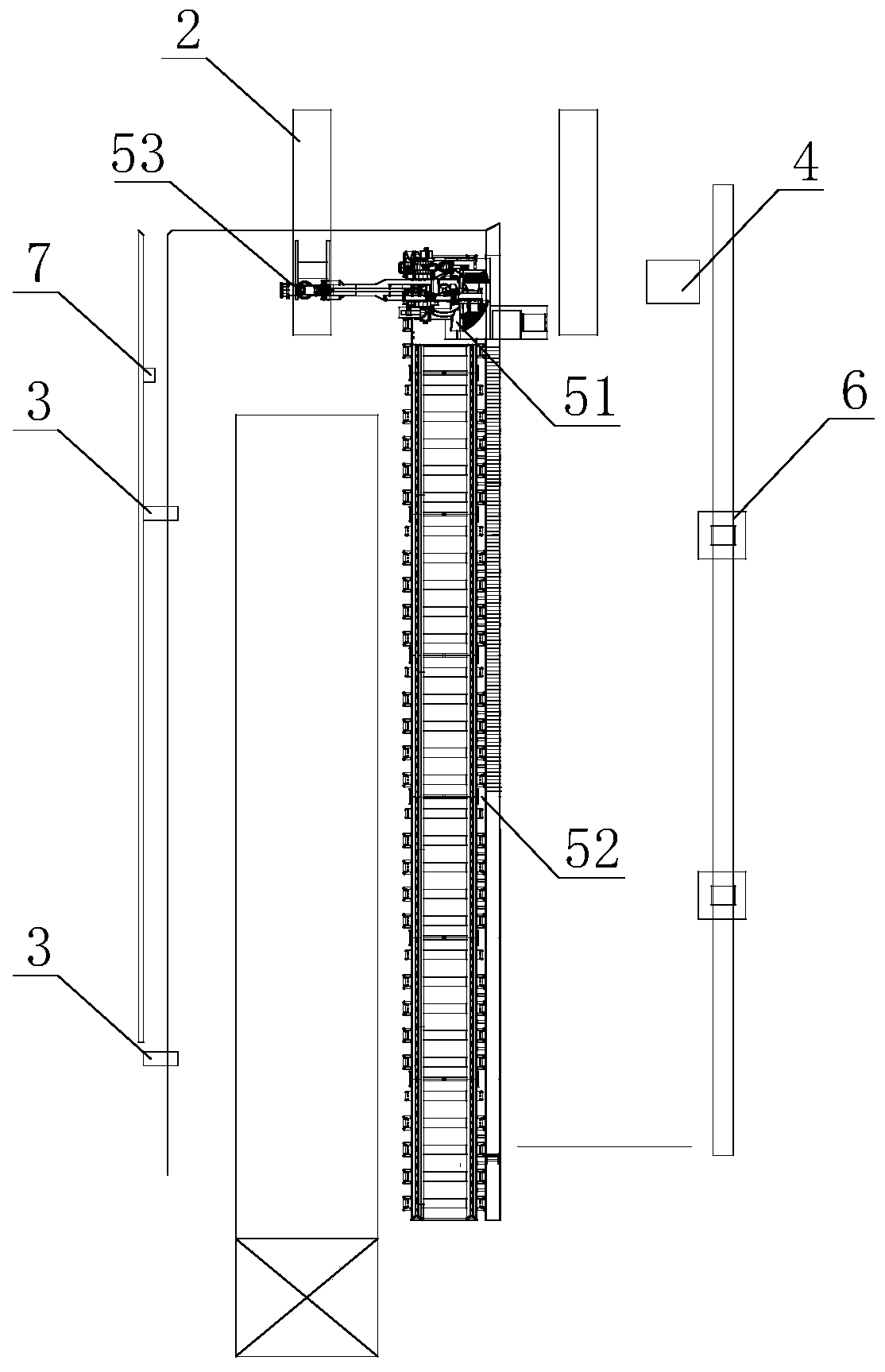 Optical cable automatic loading system and method