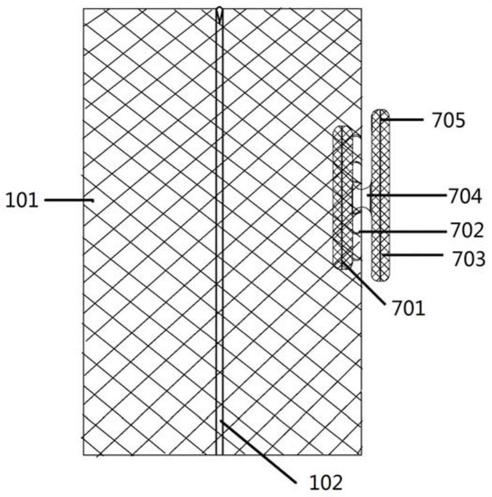 A device for blocking the distal opening of aortic dissection