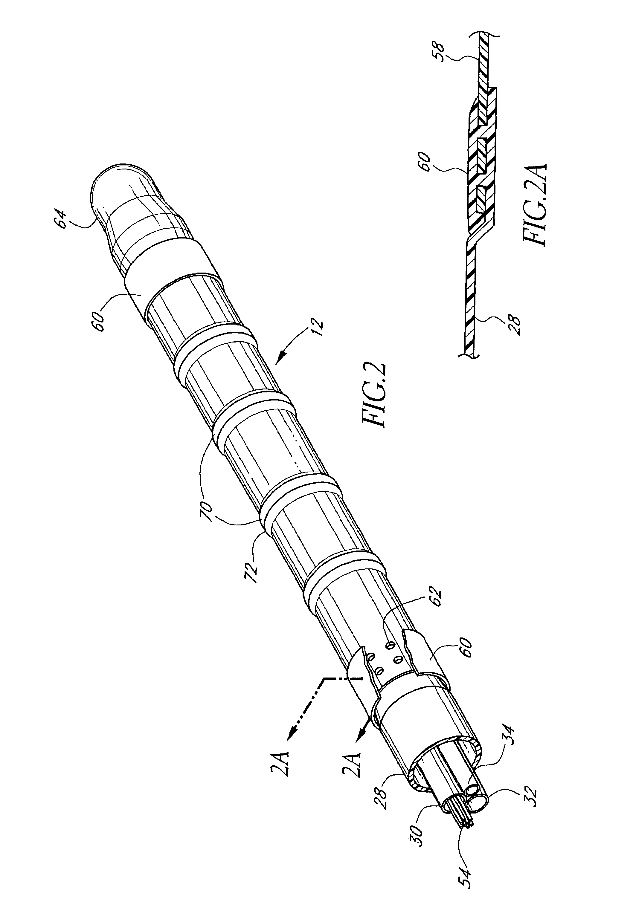 Irrigated ablation device assembly