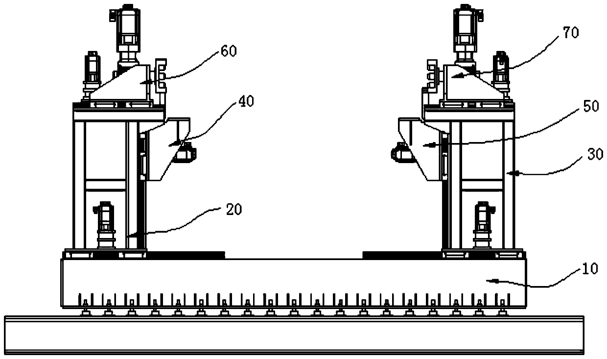 3D printing intelligent factory sand core sand removing and transferring device