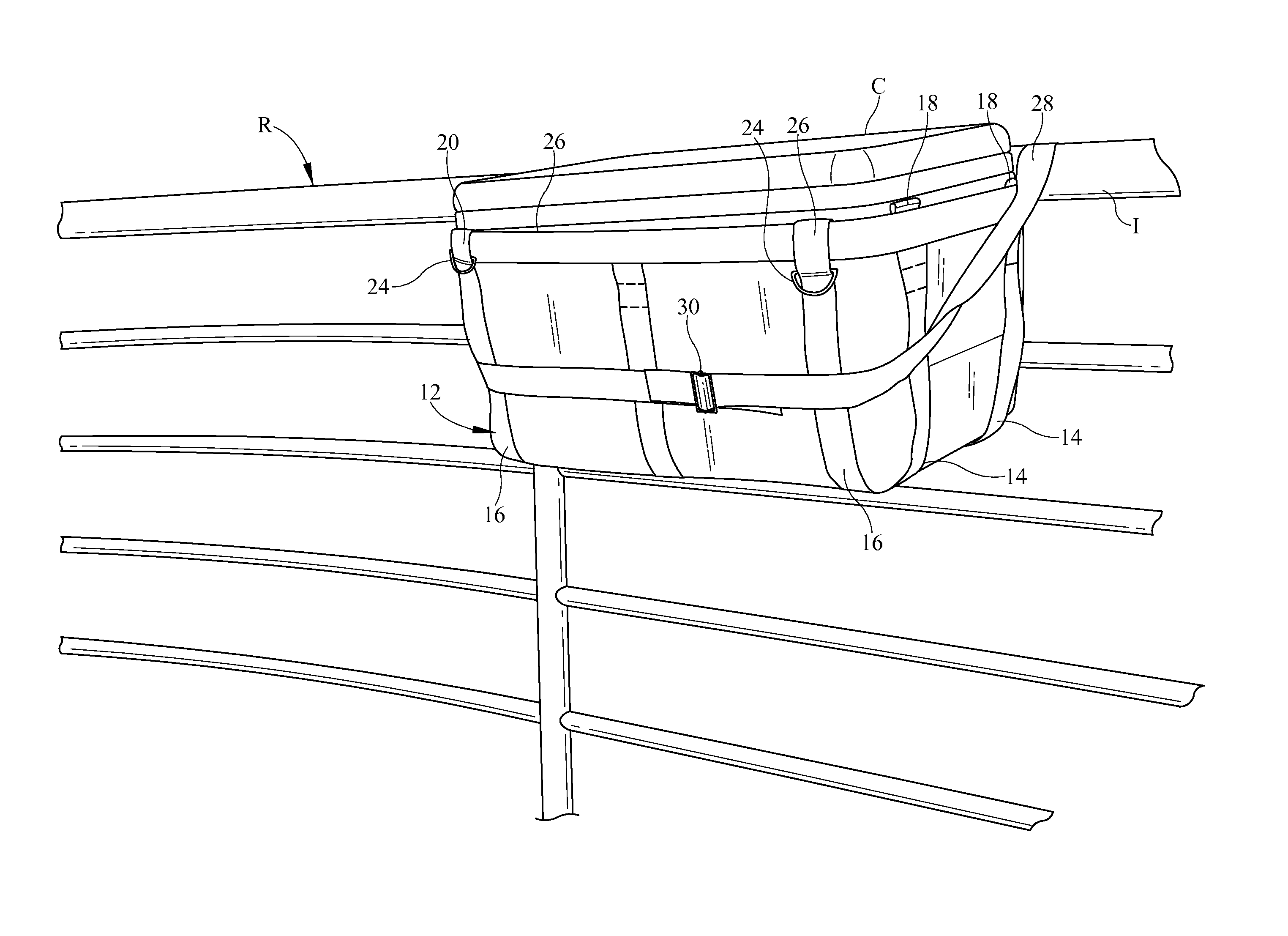 Holder attachable to a boat