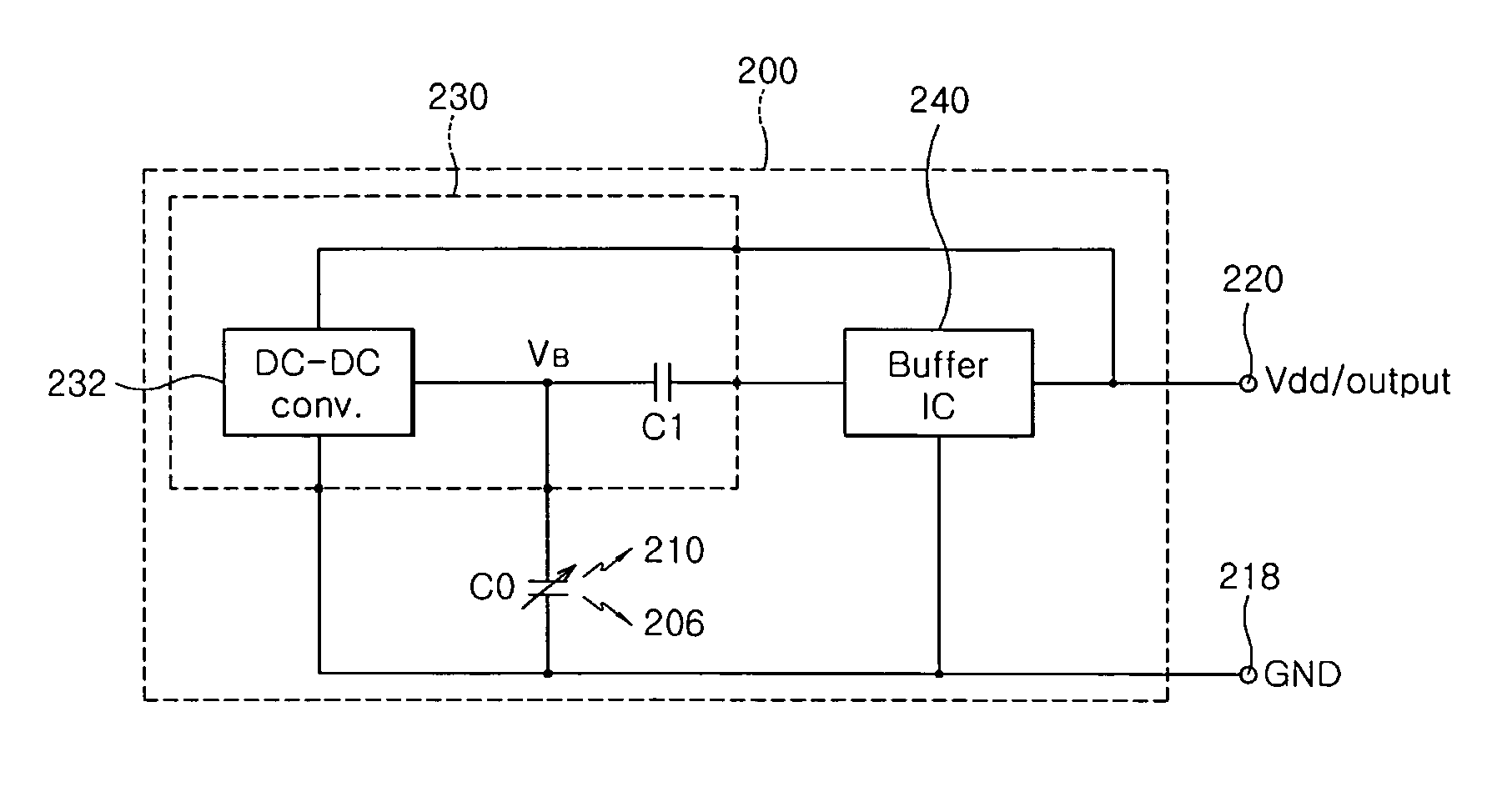 SMD type biased condenser microphone