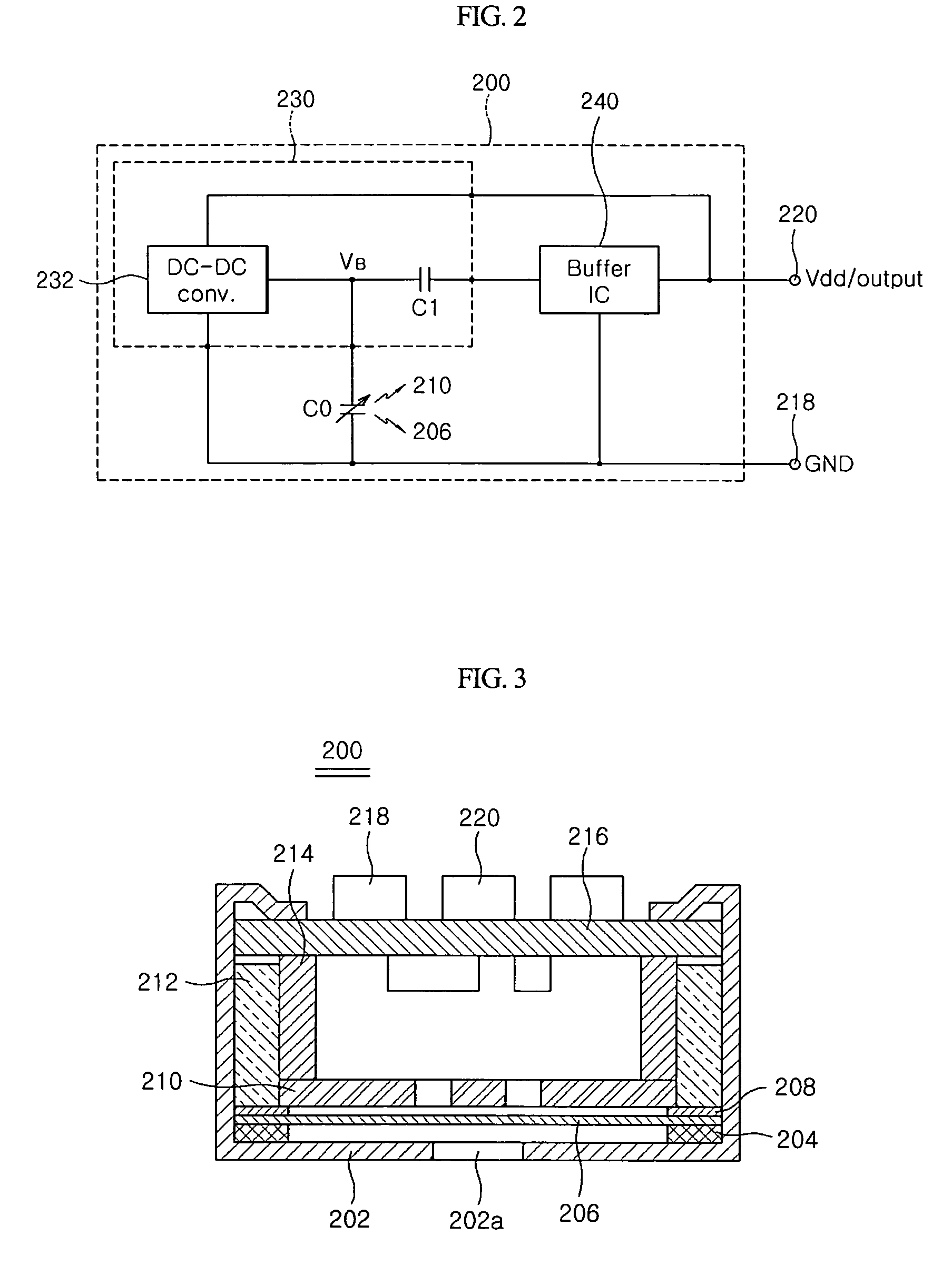 SMD type biased condenser microphone