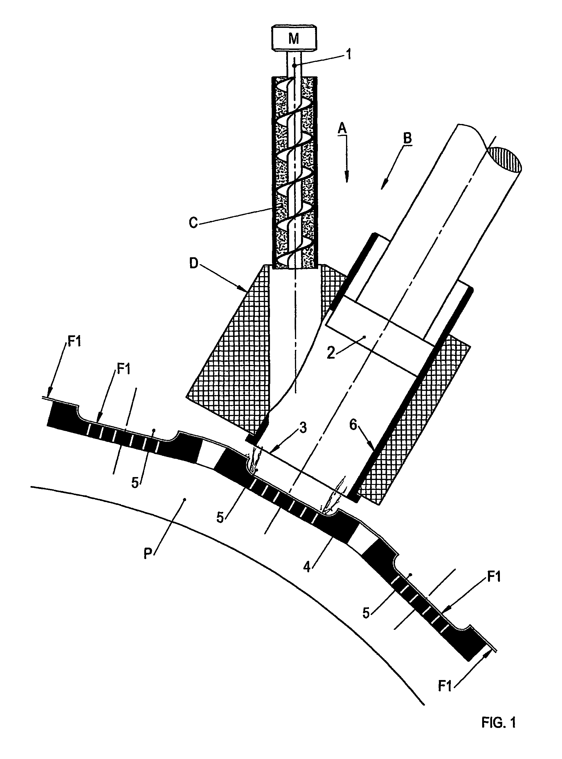 Combined device to feed and compact preset doses of ground coffee or other similar substances