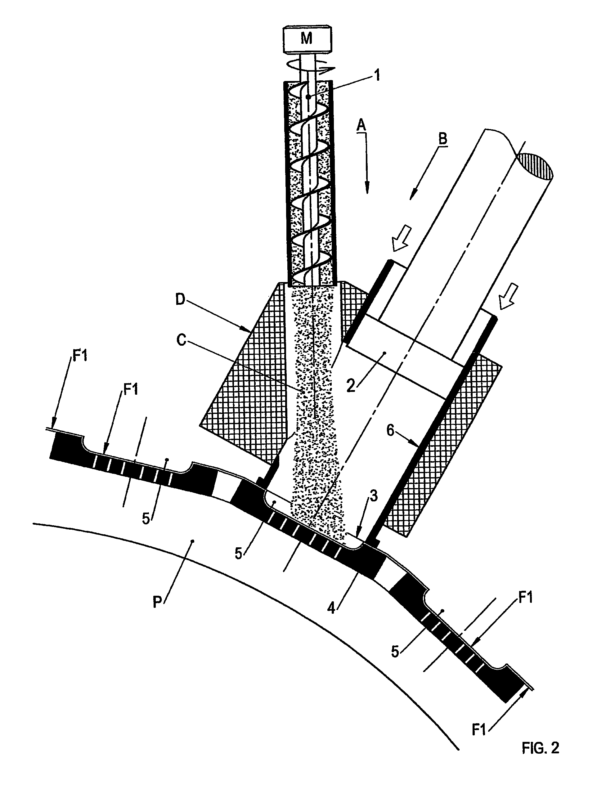 Combined device to feed and compact preset doses of ground coffee or other similar substances